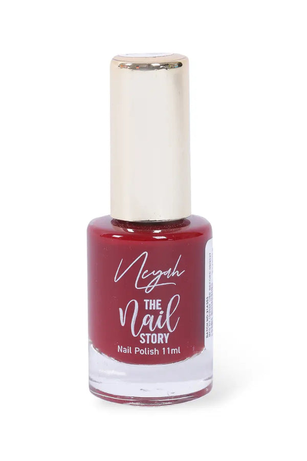 Neyah The Nail Story Nail Polish (Deep Maroon - 11ml)