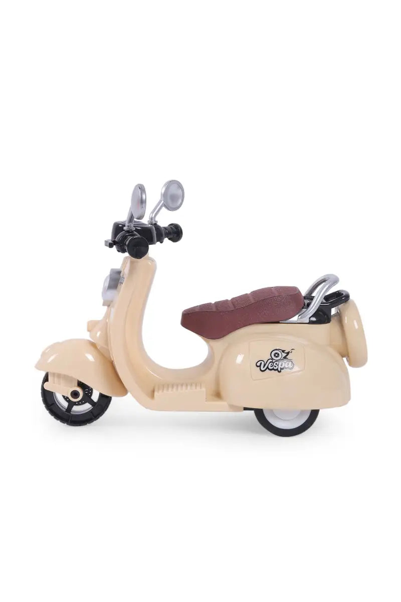 Lovely Toys Vespa EV Scooter Light N Sound Toy - Cream