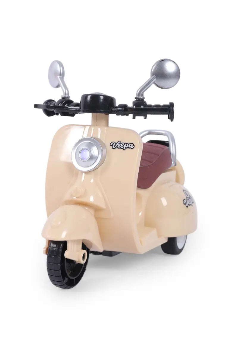 Lovely Toys Vespa EV Scooter Light N Sound Toy - Cream
