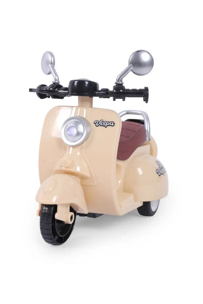 Lovely Toys Vespa EV Scooter Light N Sound Toy - Cream