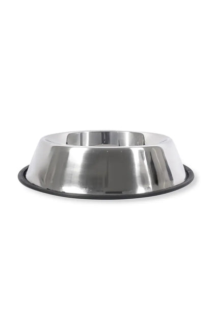 Canine Dog Feeding Steel Bowl (Silver) - 700ml