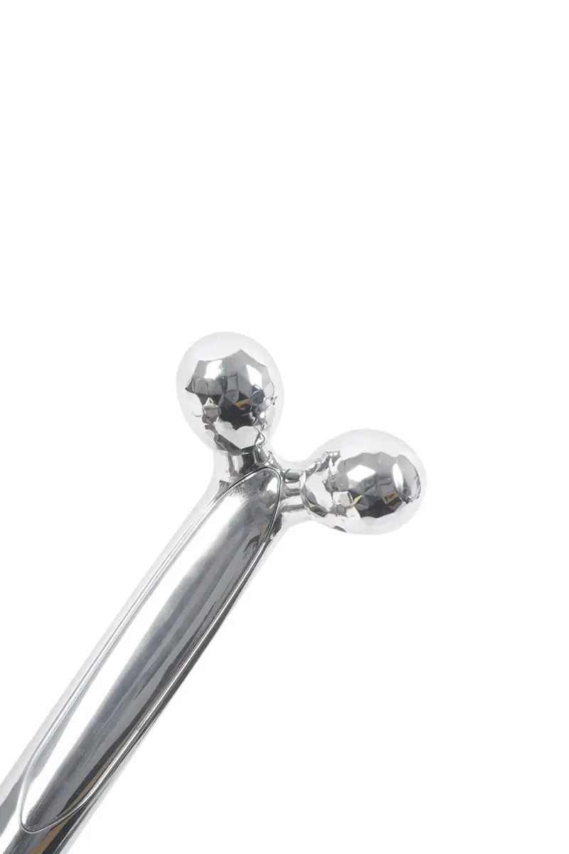 3D Full Body Shape Roller Massager with Solar Plate (Silver)