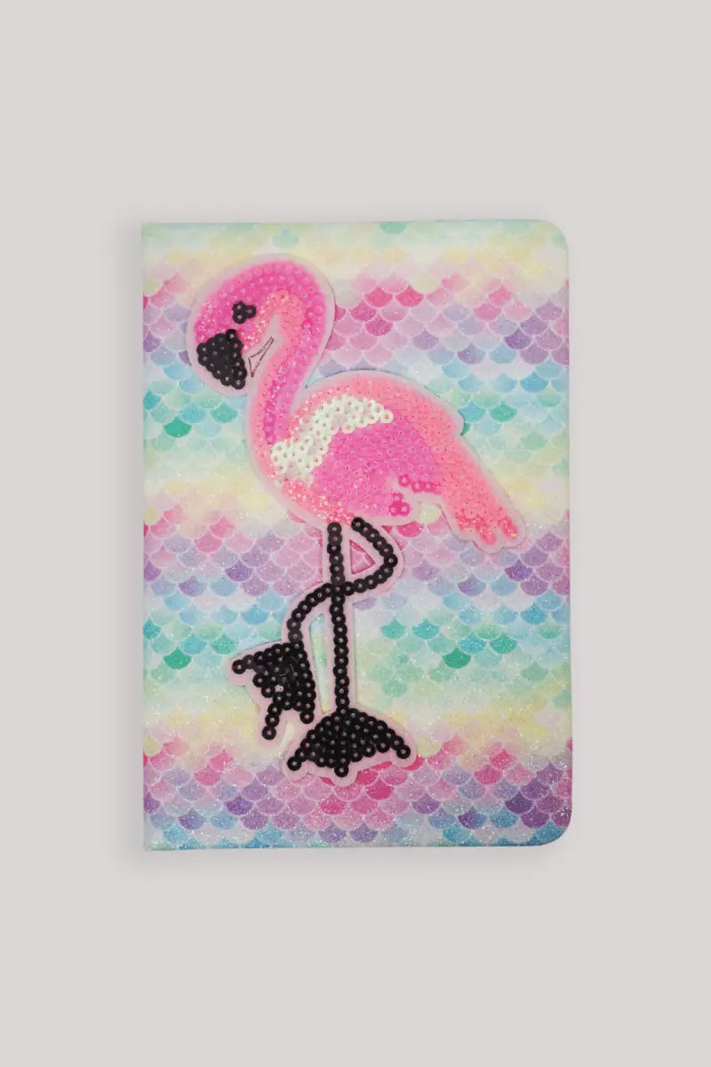 Sequin Designed Notebook - A5 Size (150 Pages Approx.)