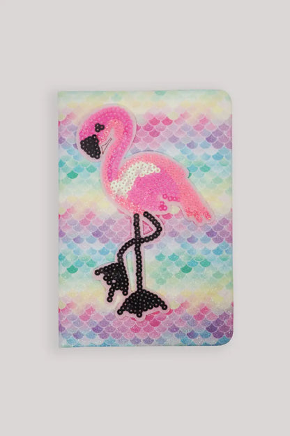 Sequin Designed Notebook - A5 Size (150 Pages Approx.)