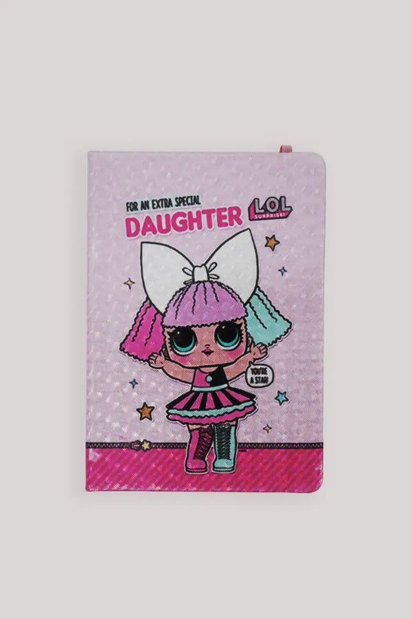3D Cartoon Printed Diary for Daughter (160 Pages)