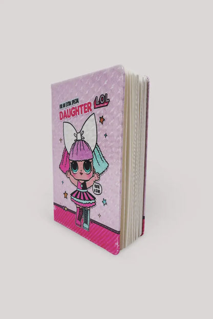 3D Cartoon Printed Diary for Daughter (160 Pages)