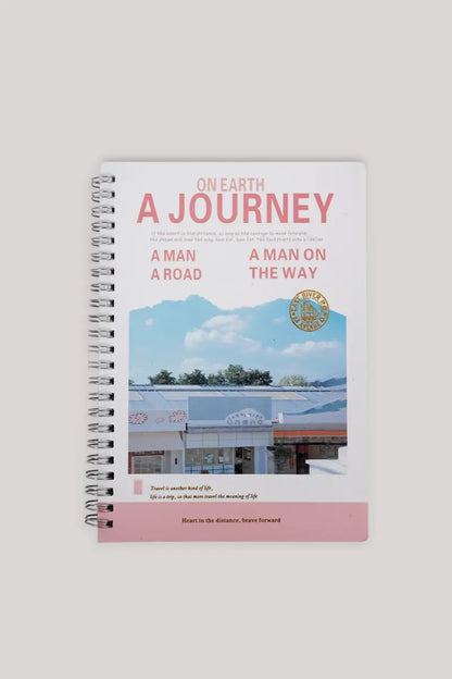 Travel Themed Spiral Notebook - 200 Pages Approx.