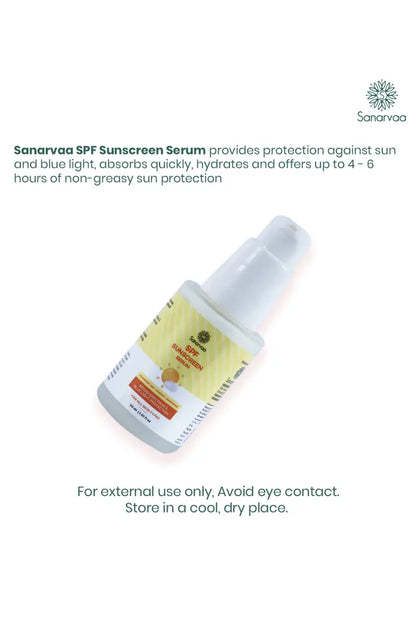 Sanarvaa SPF Sunscreen Serum - 30ml