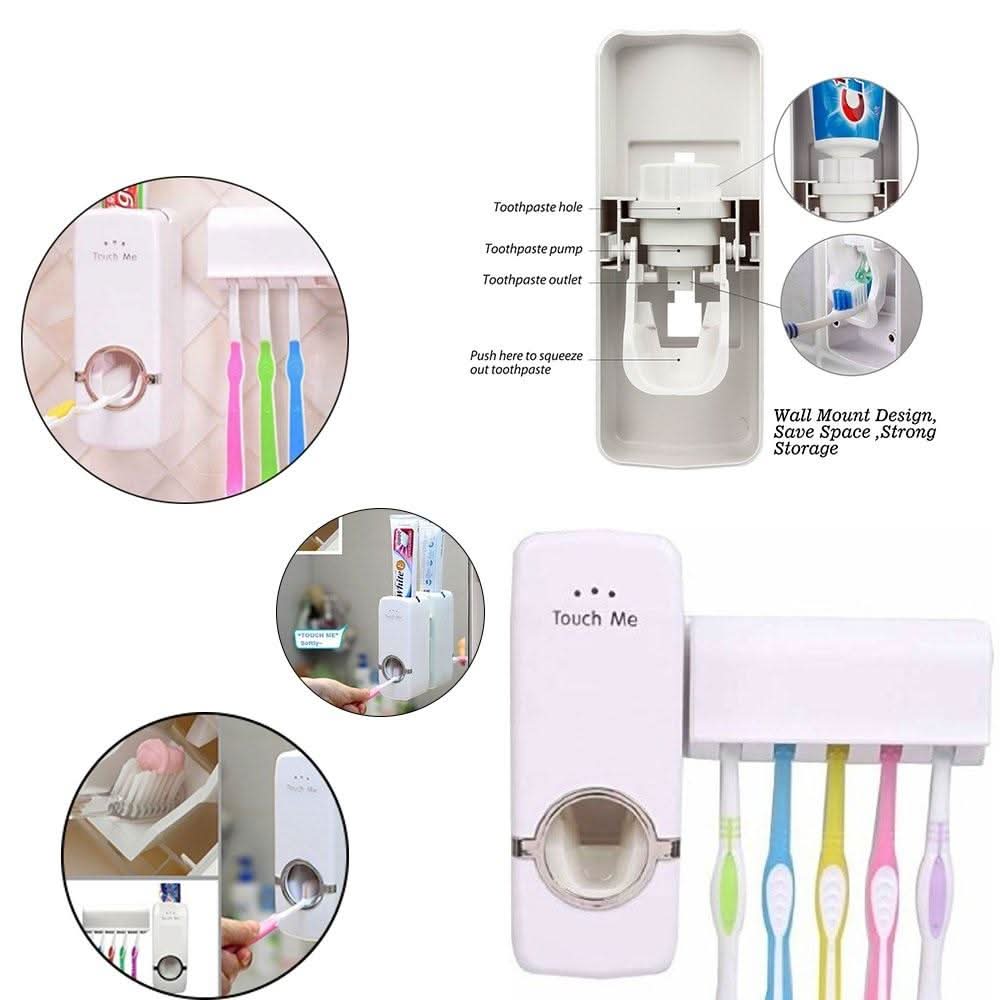 Toothpaste Dispenser & Tooth Brush Holder HP DD