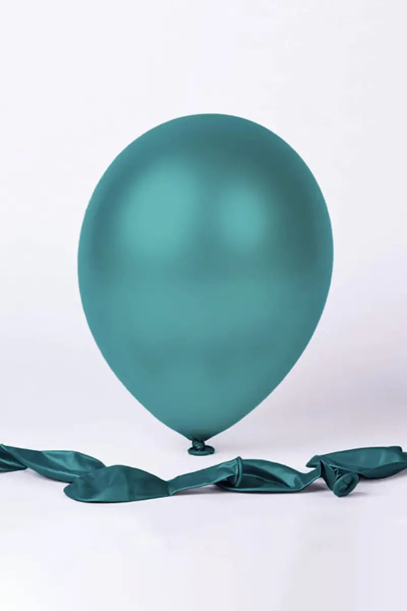 Metallic Chrome Balloons for Decoration - Pack of 50 (Green)