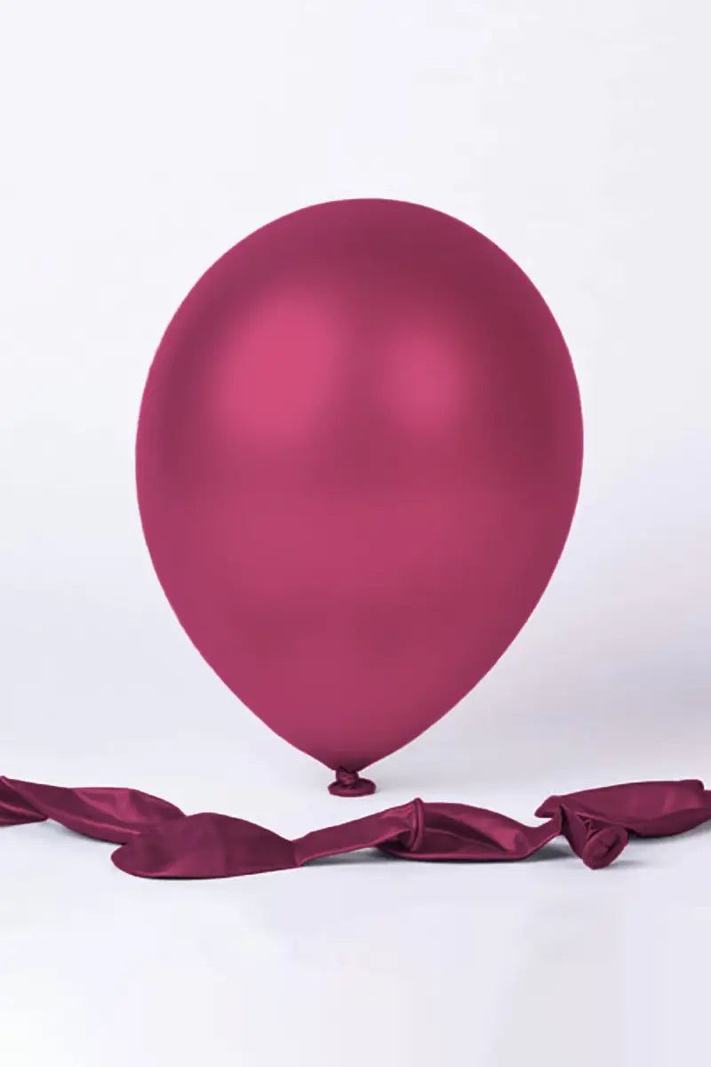 Metallic Chrome Balloons for Decoration- Pack of 50 (Pink)