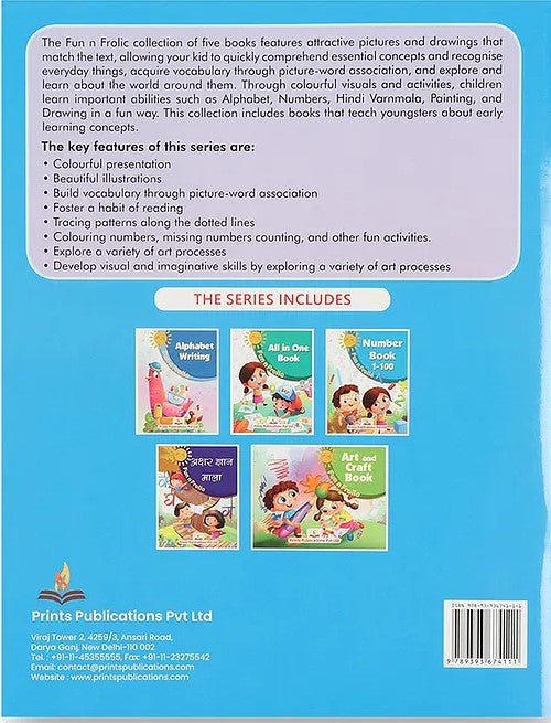 Fun n Frolic : NUMBER BOOK 1-100 Prints Publications