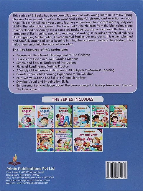 Kindergarten-2: English Practice Book Prints Publications