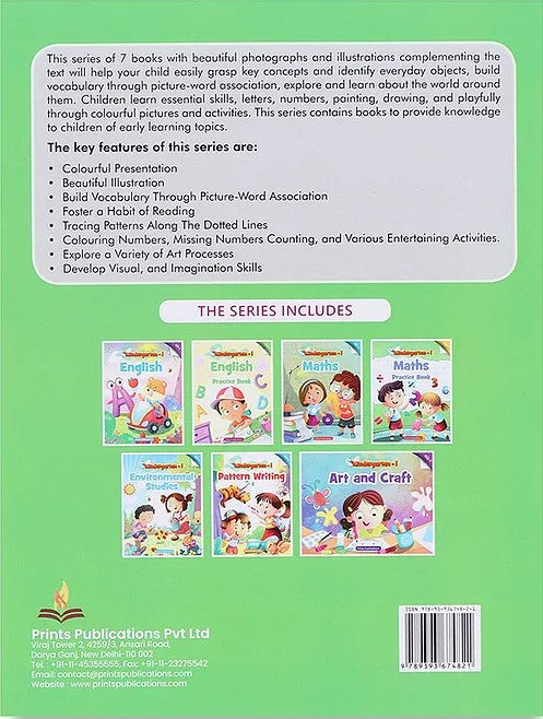 Kindergarten-1: English Practice Book Prints Publications