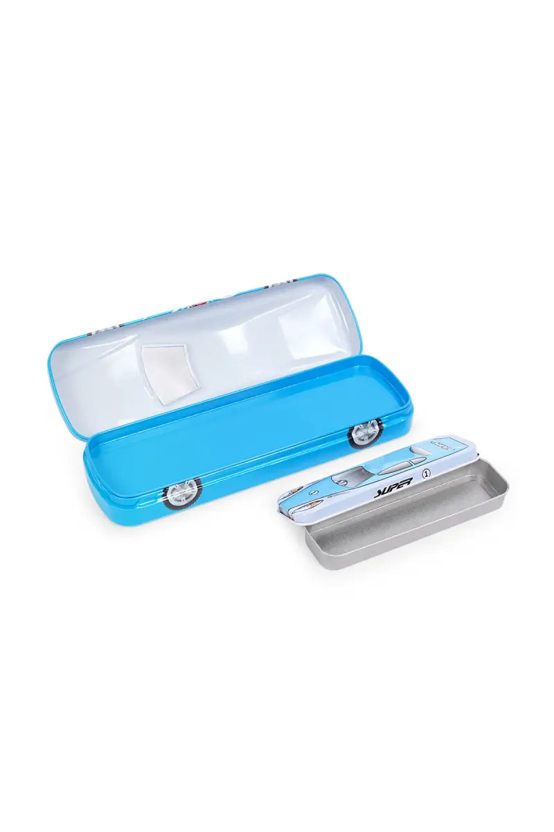 Cartoon Printed Car Shaped Pencil Box (Avengers)