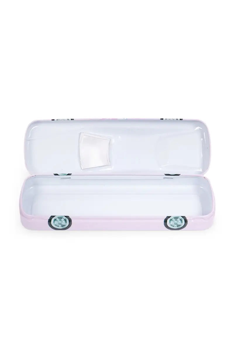 Cartoon Printed Car Shaped Pencil Box (Princess)