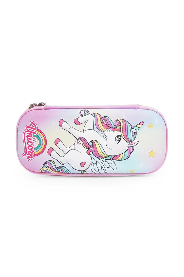Unicorn Pencil Pouch with Pencil Tray