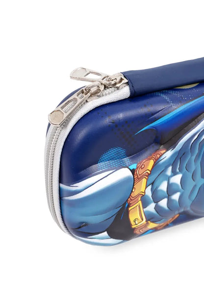 Bat Man Pencil Pouch with Pencil Tray