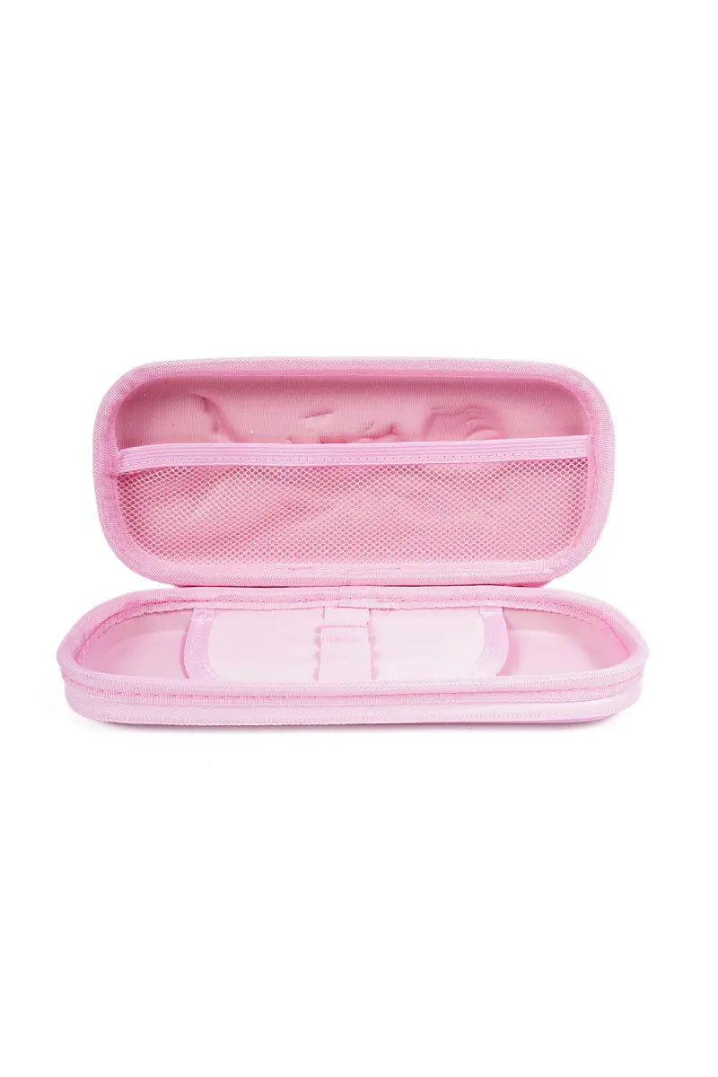 Mermaid Printed Jumbo Pencil Case (Pink)