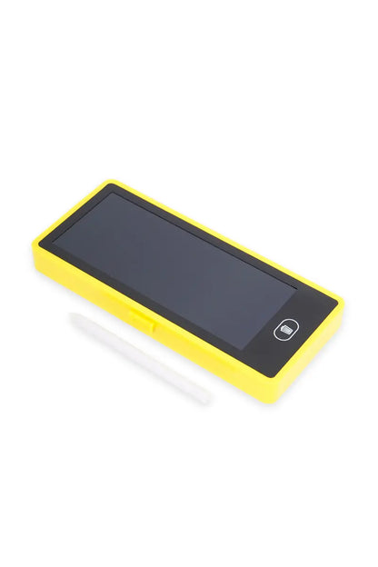 2 In 1 LCD Drawing Pen Case (Yellow)
