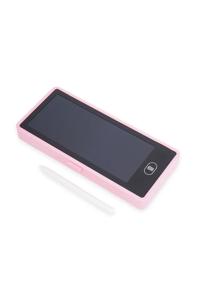 2 In 1 LCD Drawing Pen Case (Pink)
