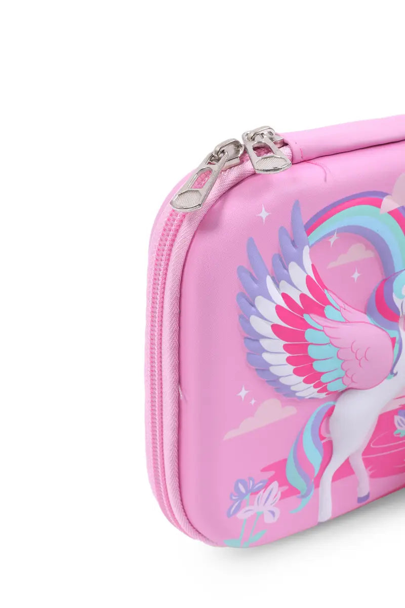 Unicorn Jumbo Size Stationery Pouch with Pencil Tray
