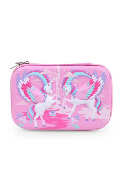 Unicorn Jumbo Size Stationery Pouch with Pencil Tray