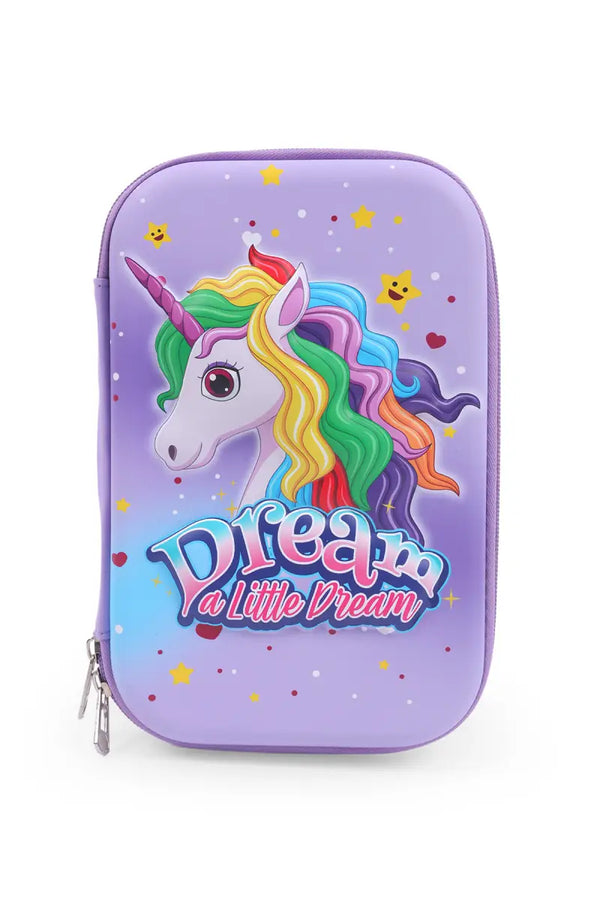 Dream Unicorn Jumbo Zize Stationery Pouch with Pencil Tray