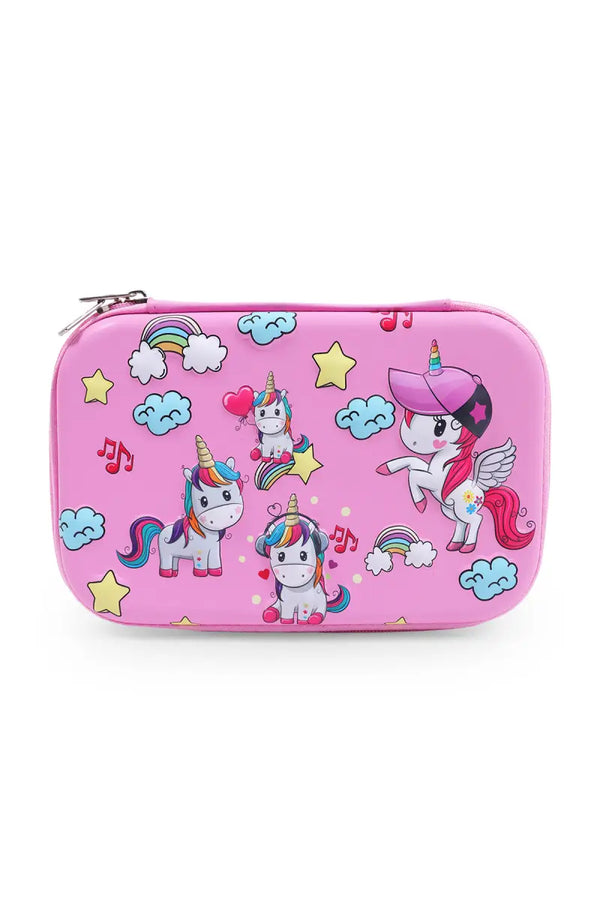 Baby Unicorn Jumbo Pencil Pouch - Pink