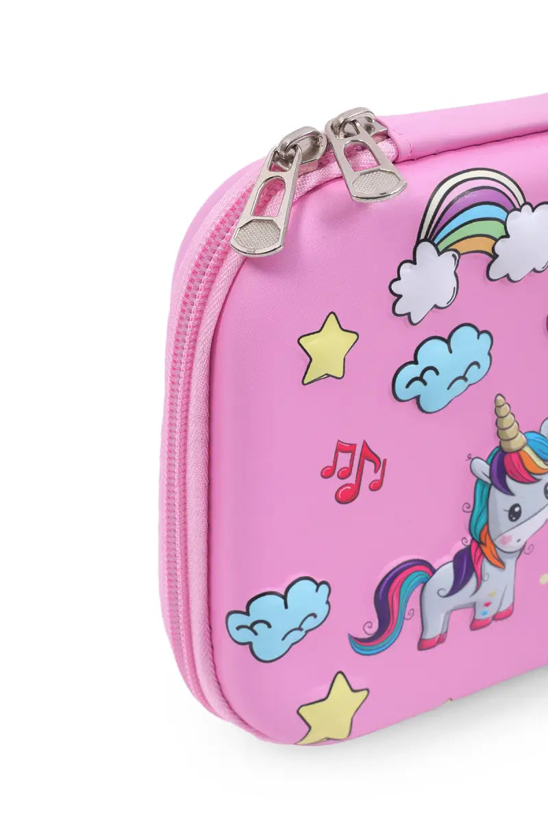 Baby Unicorn Jumbo Pencil Pouch - Pink