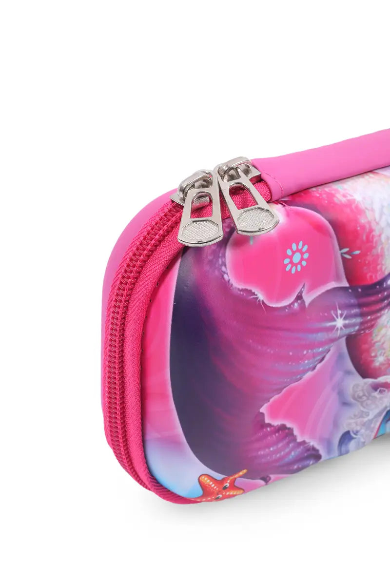 Mermaid Printed Jumbo Pencil Case