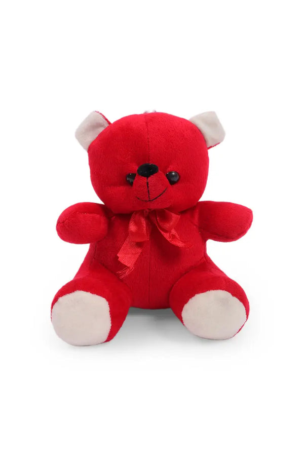 Mini Teddy Bear Soft Toy - Red