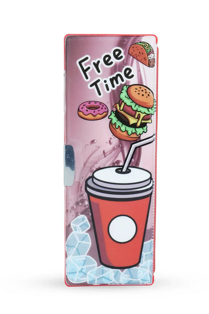 3D Cooldrink Printed Pencil Box (Red)