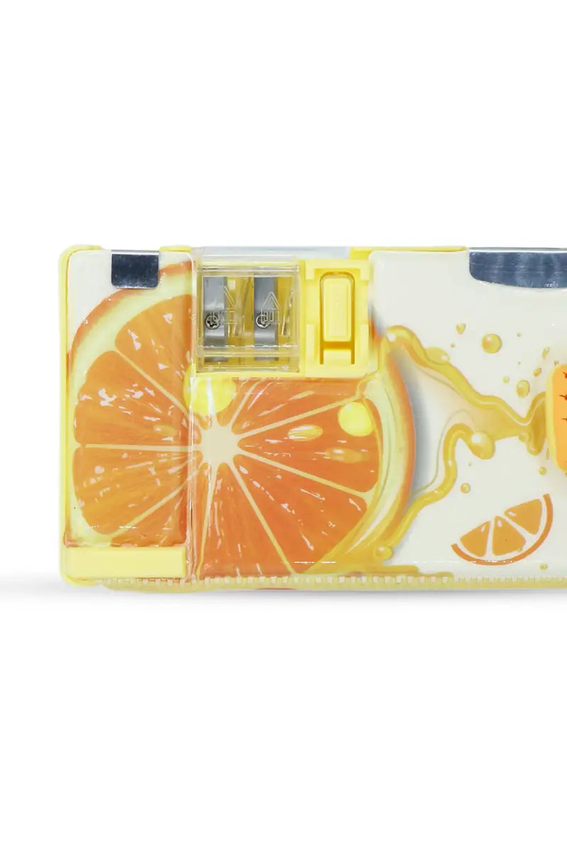 3D Cooldrink Printed Pencil Box (Yellow)