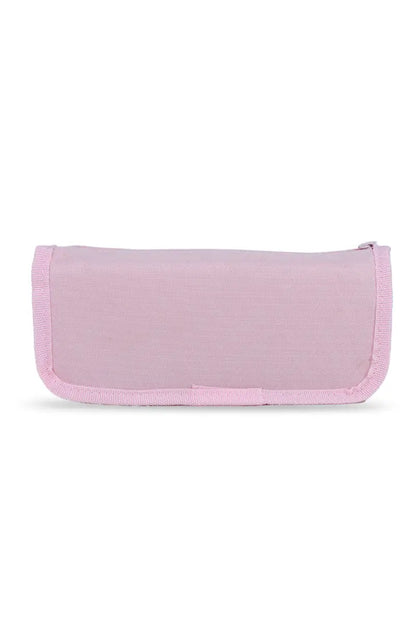 Pinapple Printed Pencil Pouch (Baby Pink)