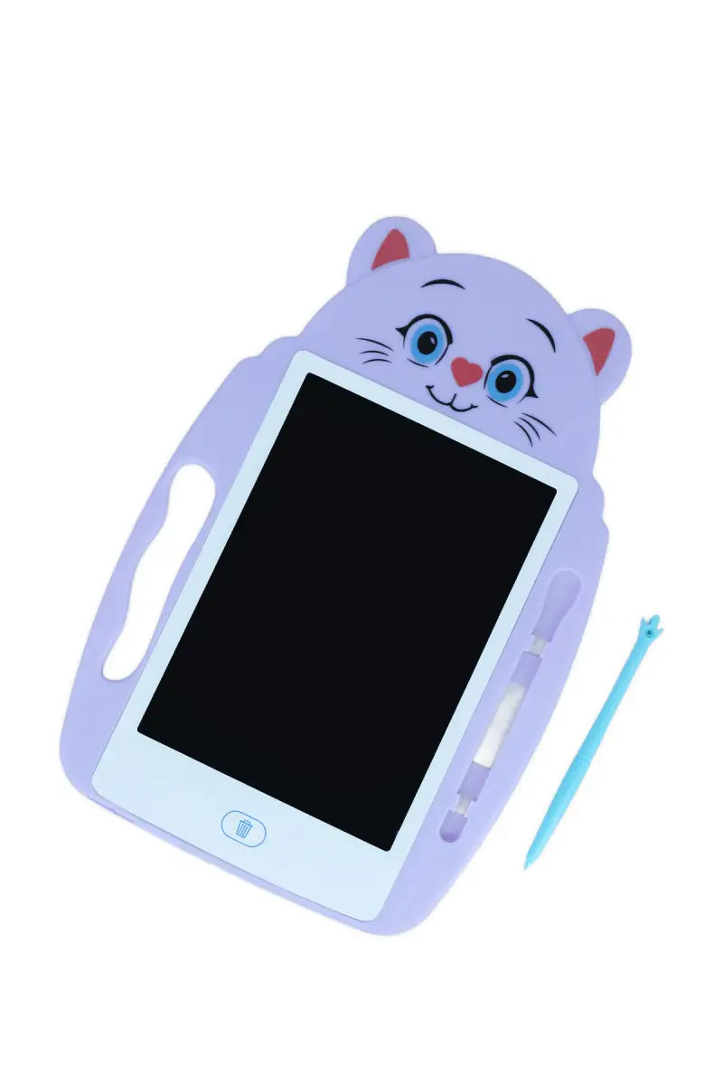 Kitty Kitty Designed 9 Inch LCD Writing Tablet for Kids (Lavender)