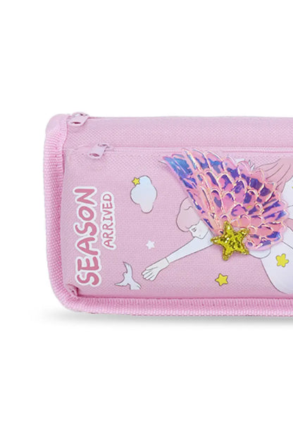 Angel Designed EVA Pencil Pouch (Pink)
