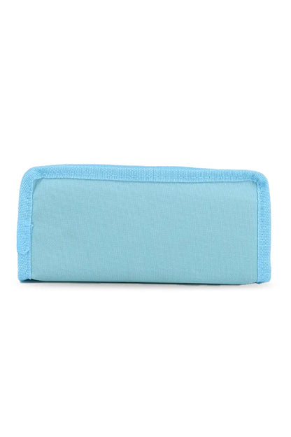 Little Star Cartoon Printed EVA Pencil Pouch - Sky blue