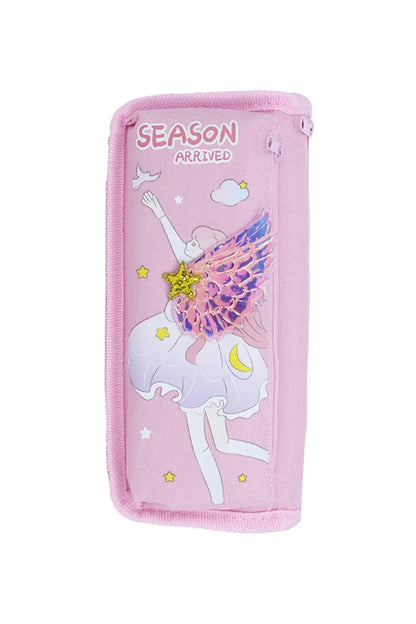 Angel Designed EVA Pencil Pouch (Pink)