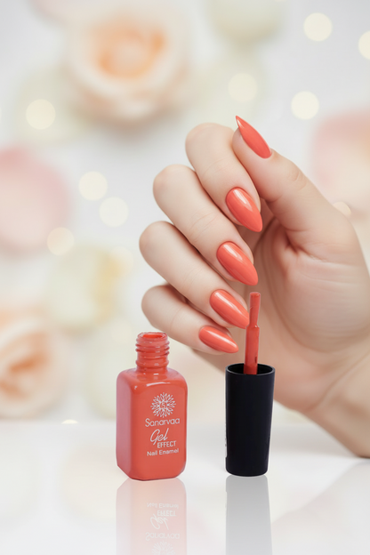 Sanarvaa Nail Polish (Light Orange) - 12ml SUPER