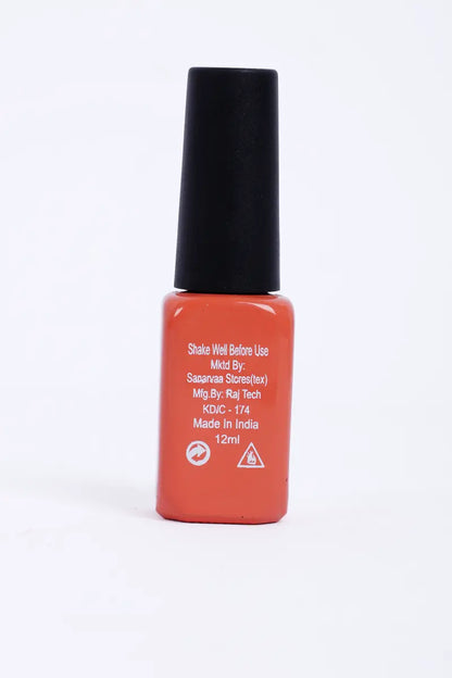 Sanarvaa Nail Polish (Light Orange) - 12ml
