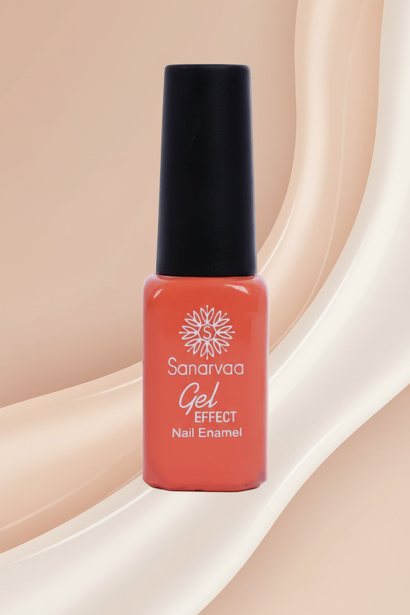 Sanarvaa Nail Polish (Light Orange) - 12ml SUPER
