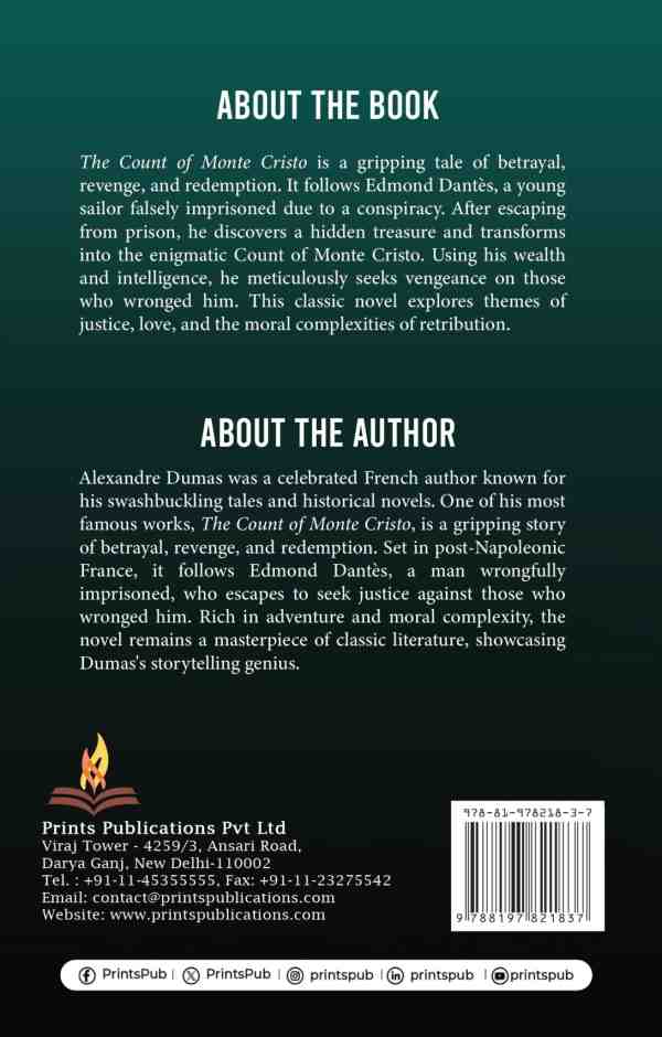 The Count of Monte Cristo Prints Publications