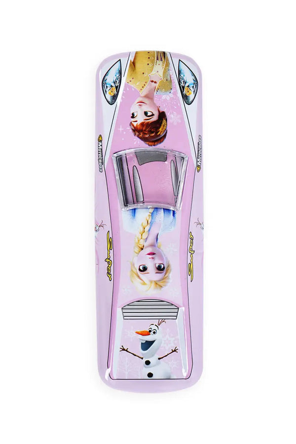 Cartoon Printed Car Shaped Pencil Box (Princess)