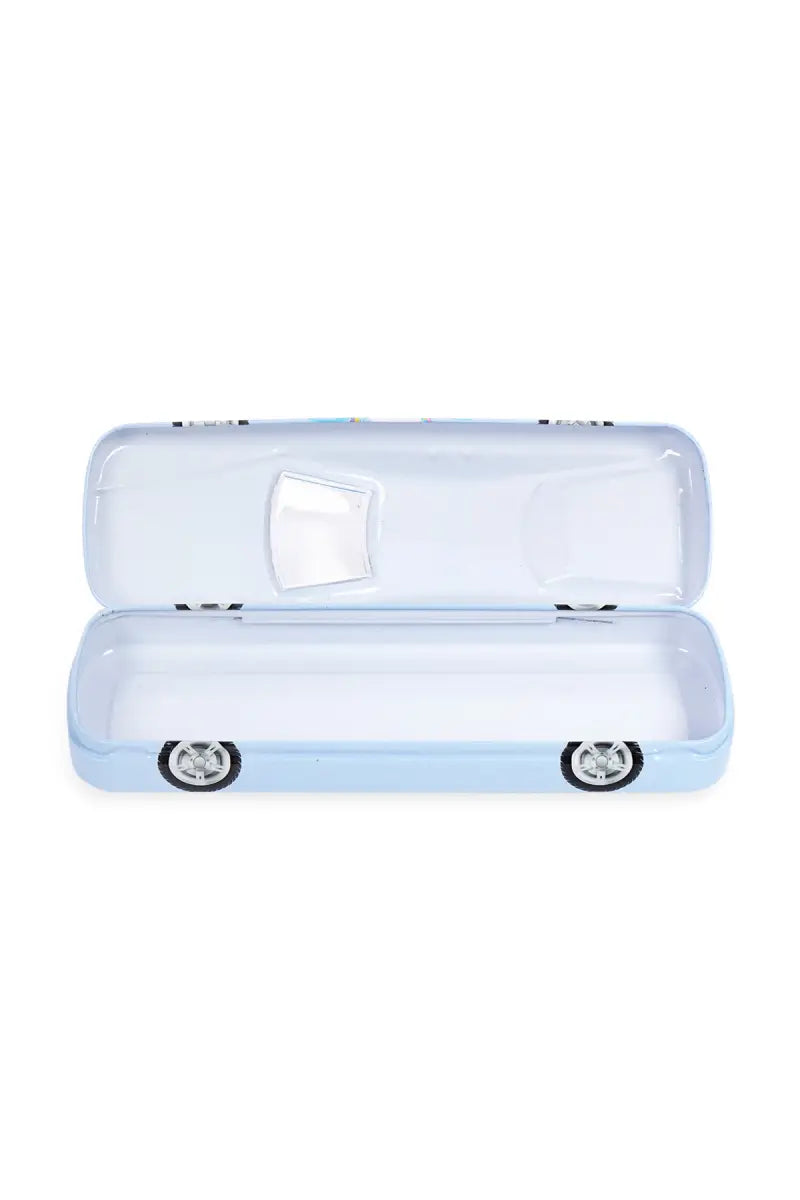 Cartoon Printed Car Shaped Pencil Box (Unicorn)