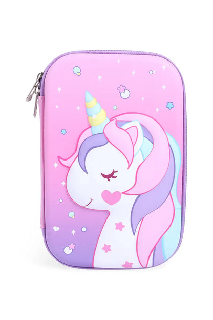 Unicorn Jumbo Size Stationery Pouch with Pencil Tray