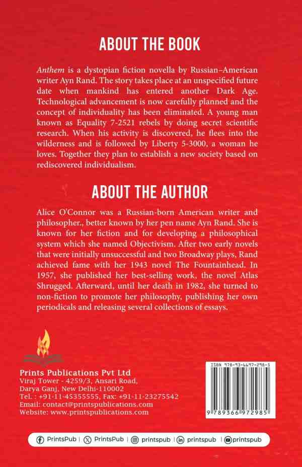 Anthem Prints Publications
