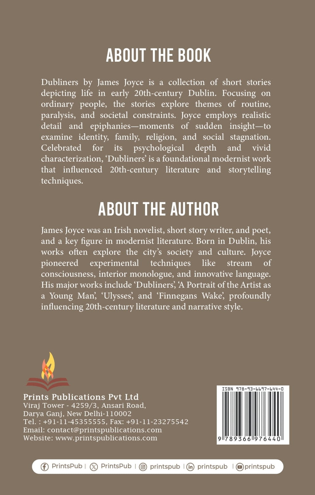 Dubliners Prints Publications