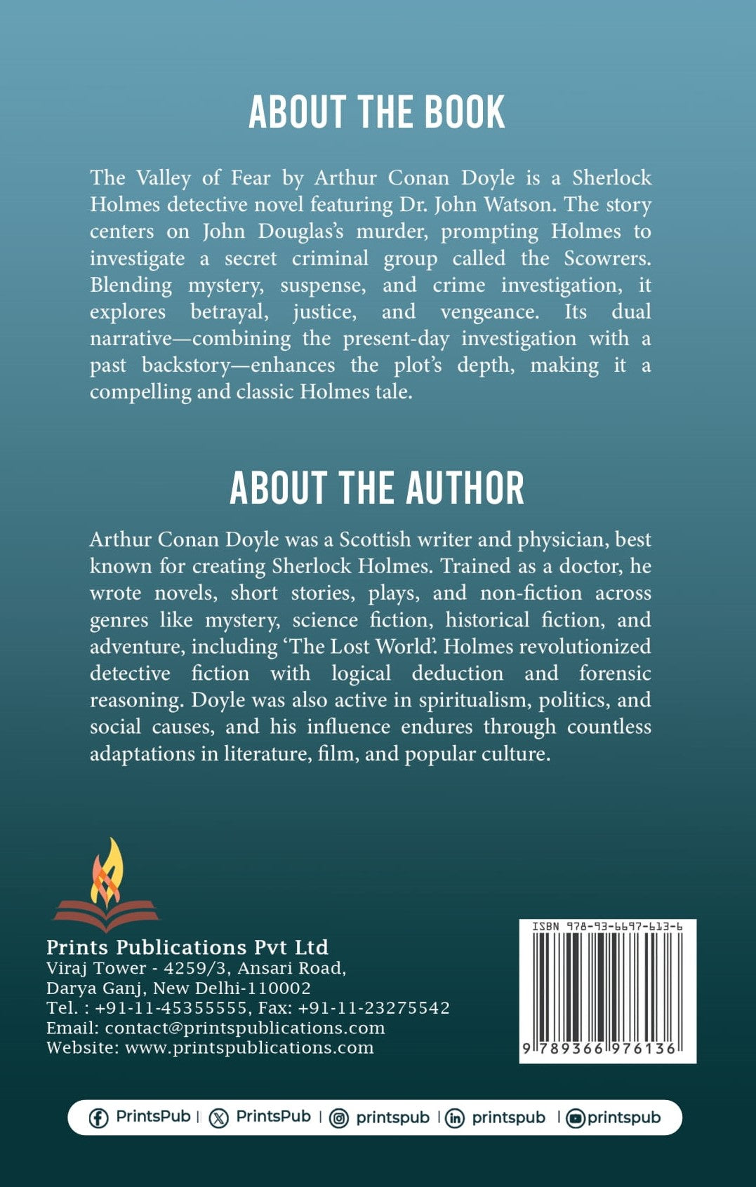 The Valley of Fear Prints Publications