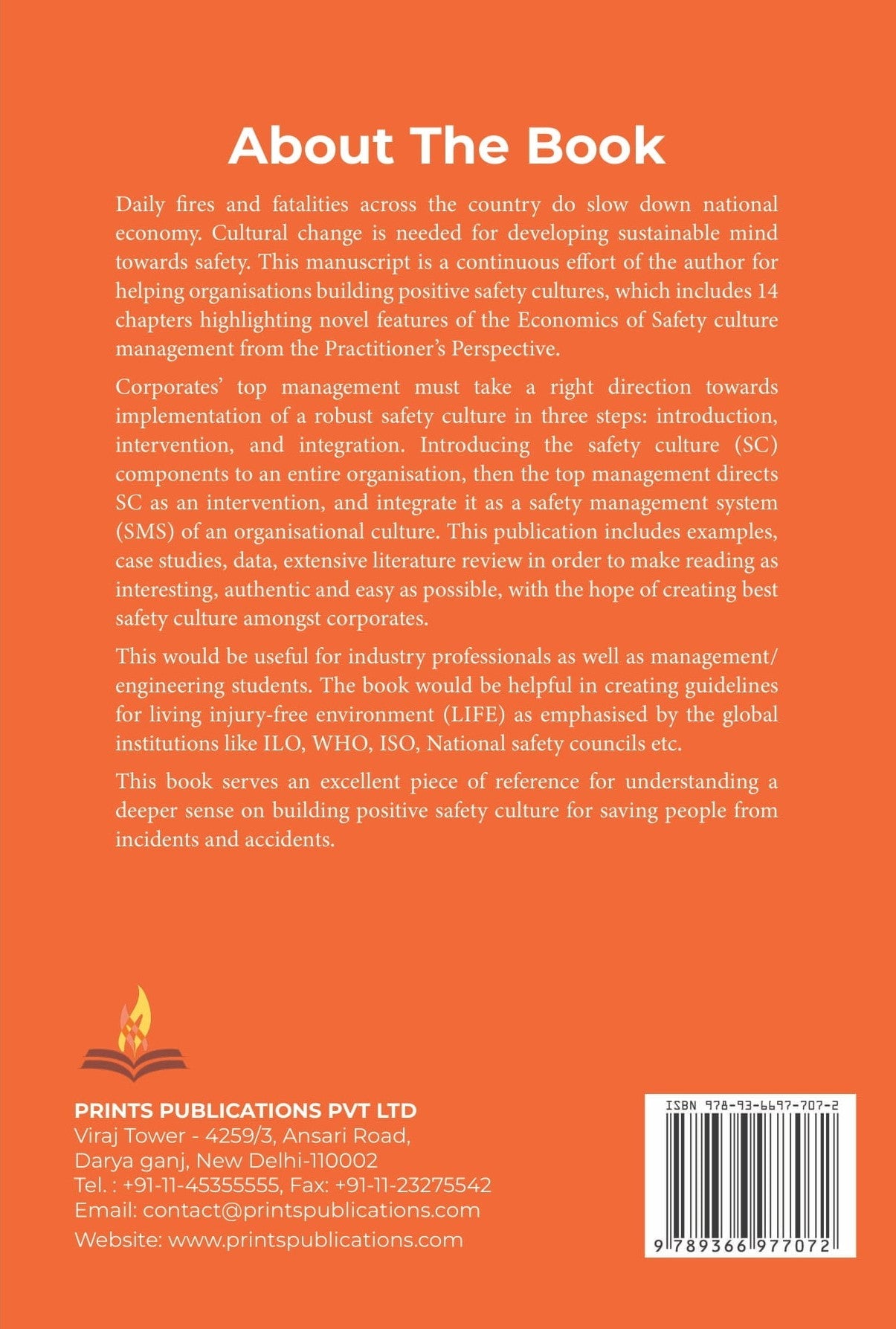 Economics Of Safety Culture Management Prints Publications